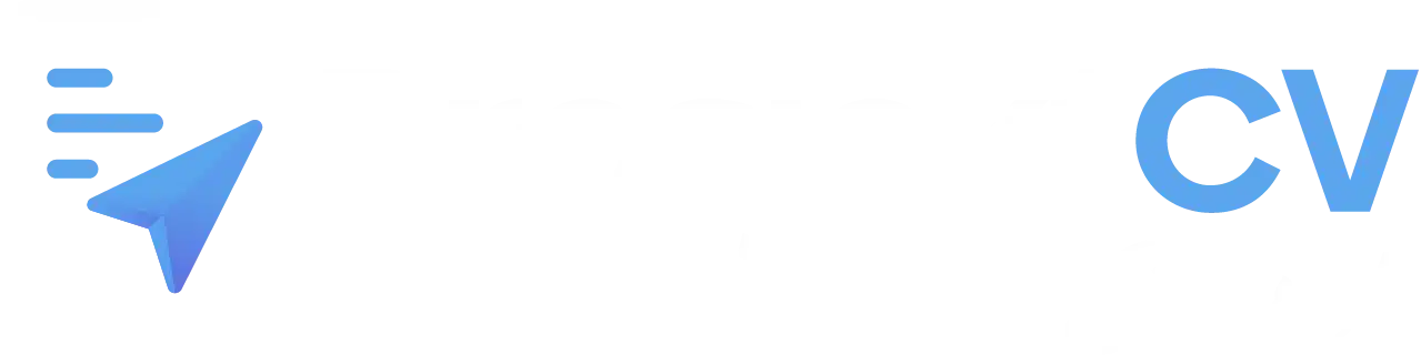 Prosjekt CV logo - hvit versjon